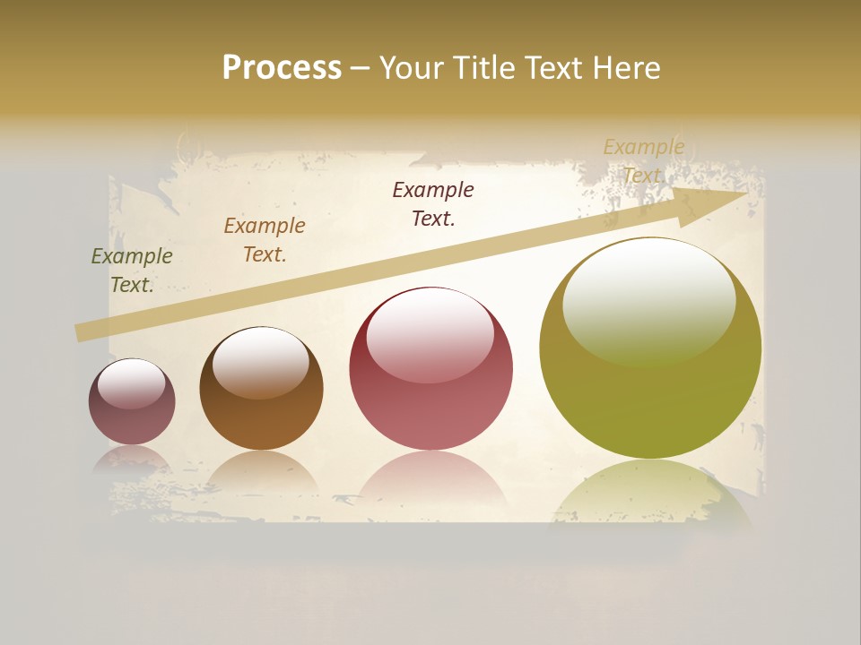 Abstract Distressed Frame PowerPoint Template