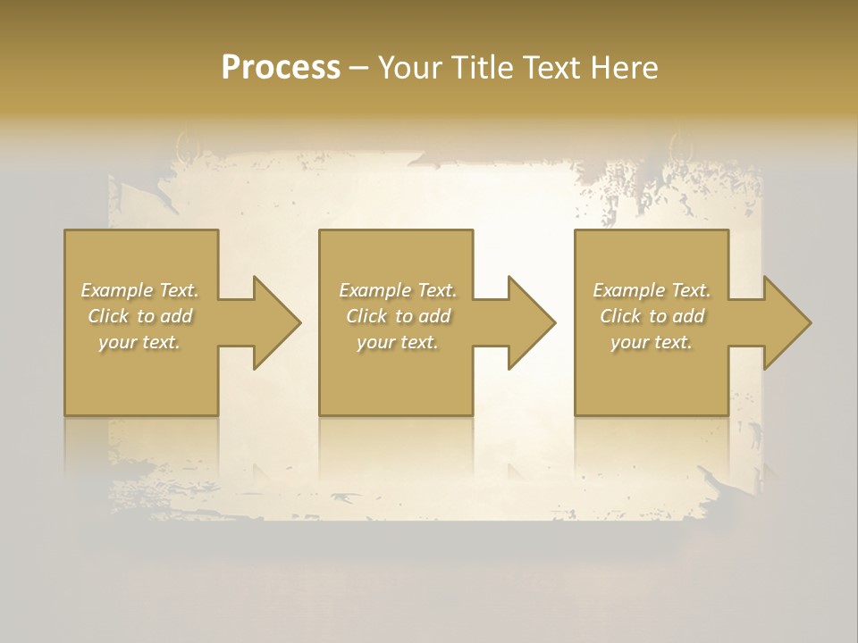 Abstract Distressed Frame PowerPoint Template