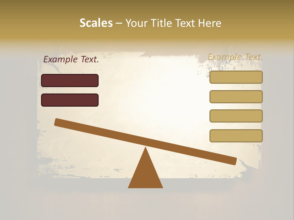 Abstract Distressed Frame PowerPoint Template