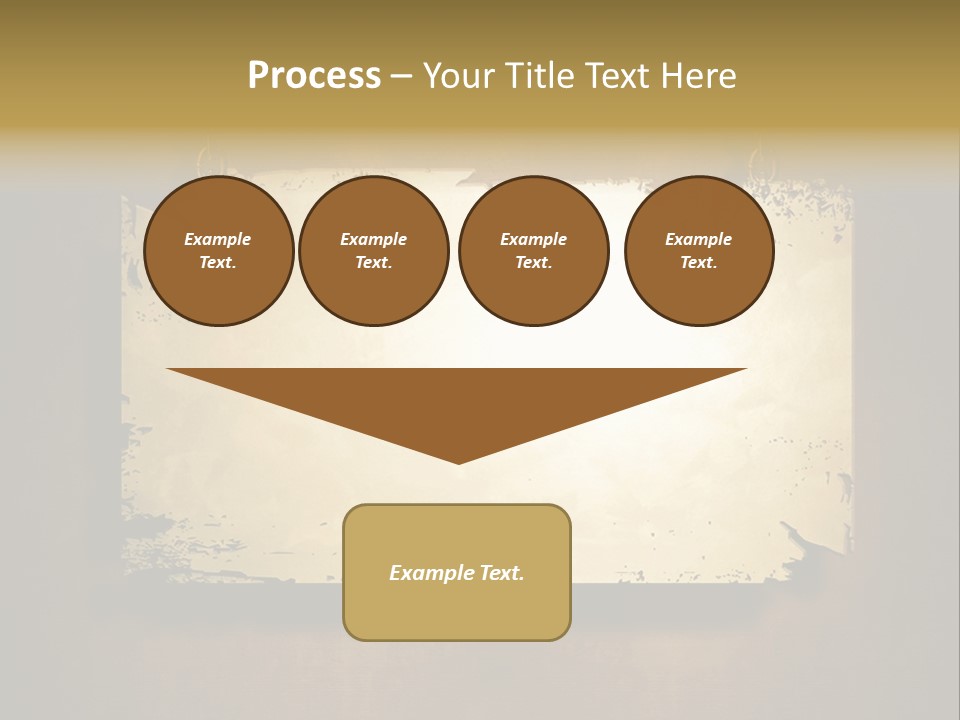 Abstract Distressed Frame PowerPoint Template
