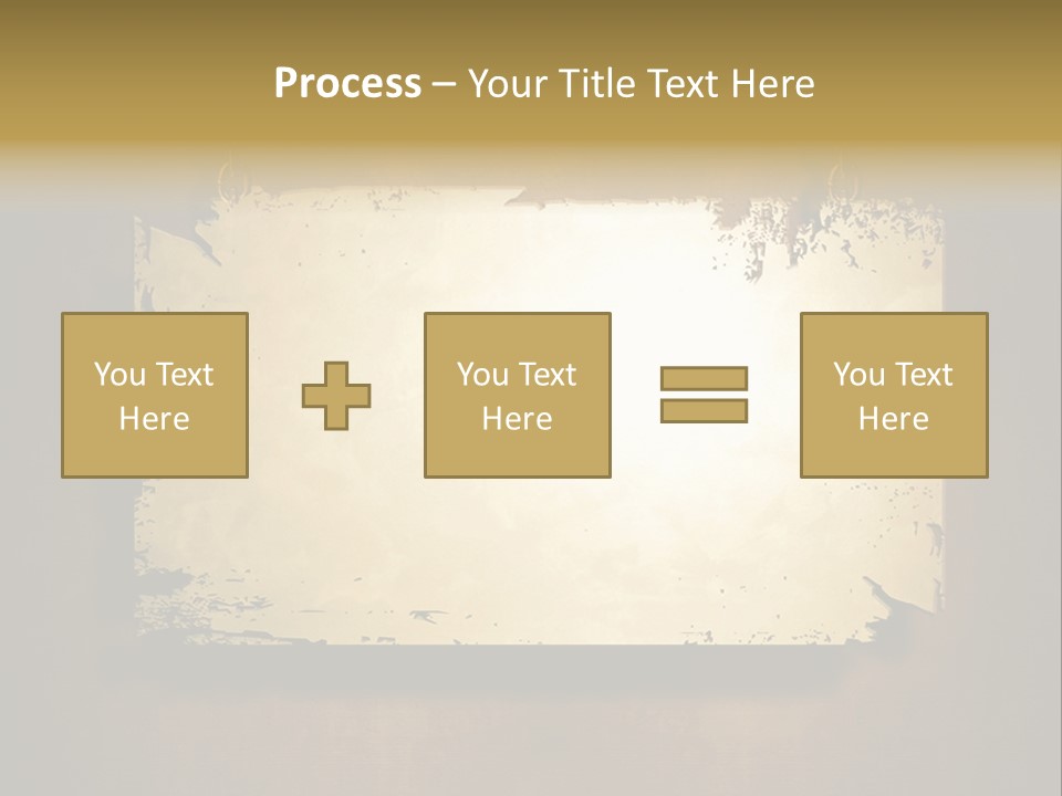 Abstract Distressed Frame PowerPoint Template