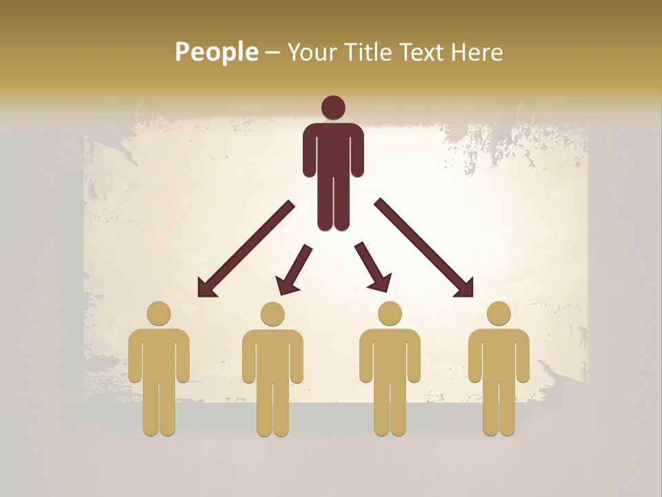 Abstract Distressed Frame PowerPoint Template