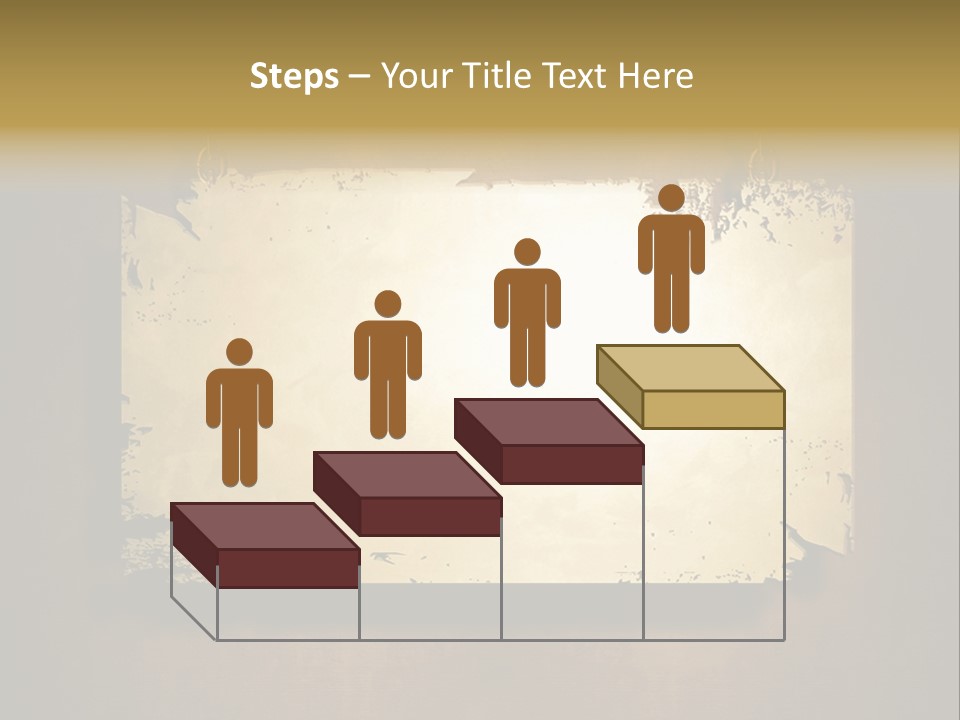 Abstract Distressed Frame PowerPoint Template