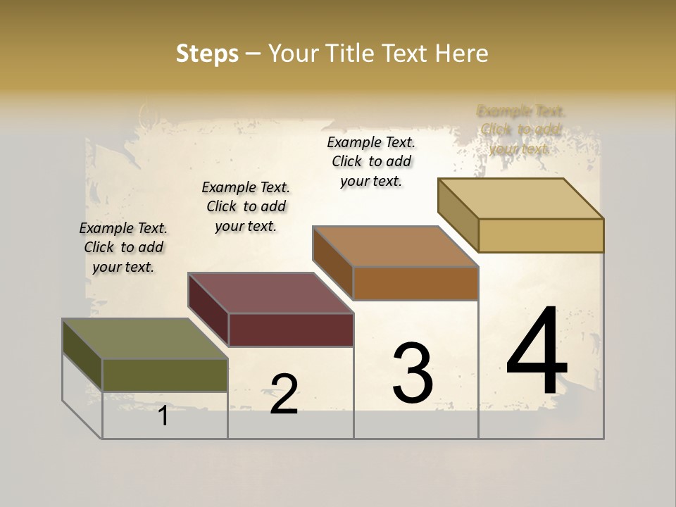 Abstract Distressed Frame PowerPoint Template