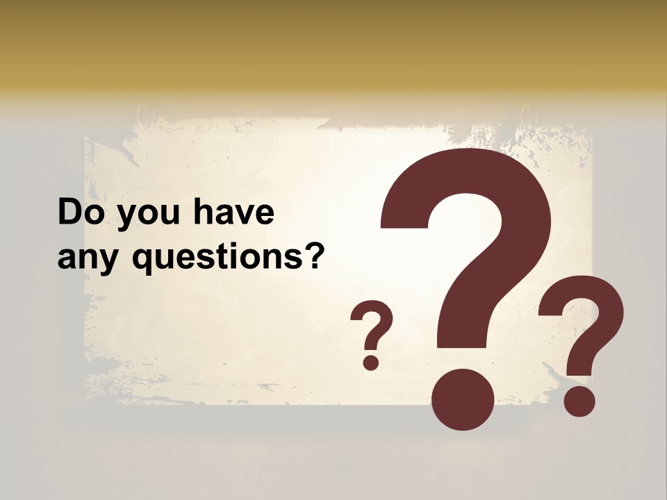 Abstract Distressed Frame PowerPoint Template