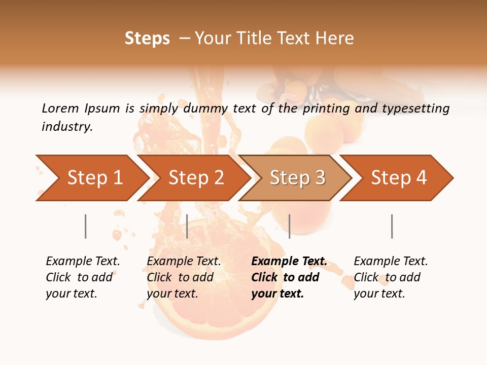 Freshness Summer Lifestyles PowerPoint Template