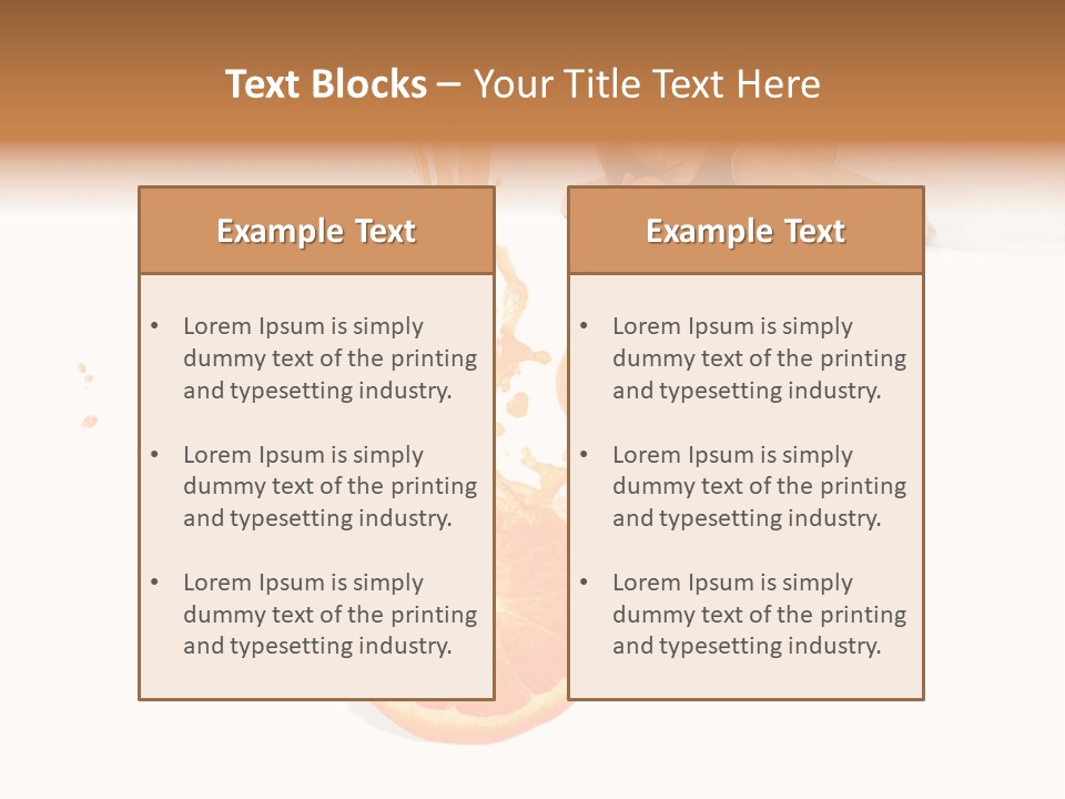 Freshness Summer Lifestyles PowerPoint Template