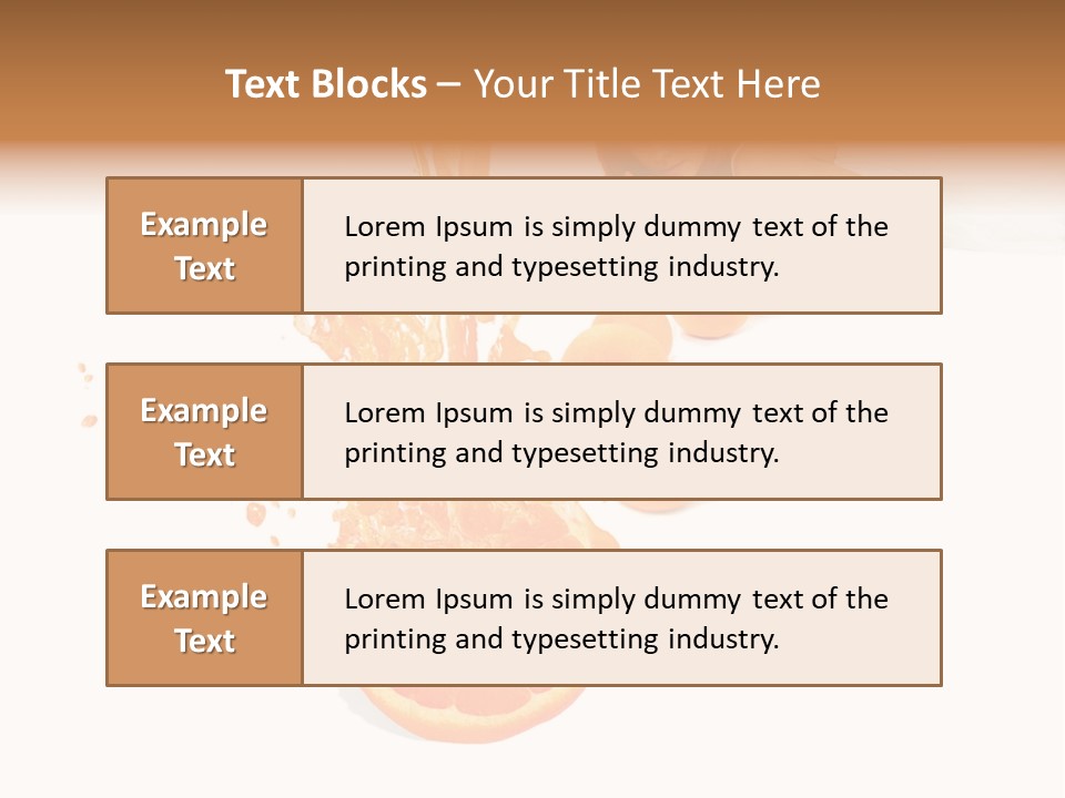 Freshness Summer Lifestyles PowerPoint Template