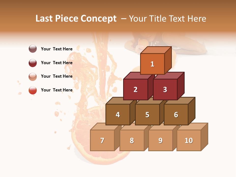 Freshness Summer Lifestyles PowerPoint Template