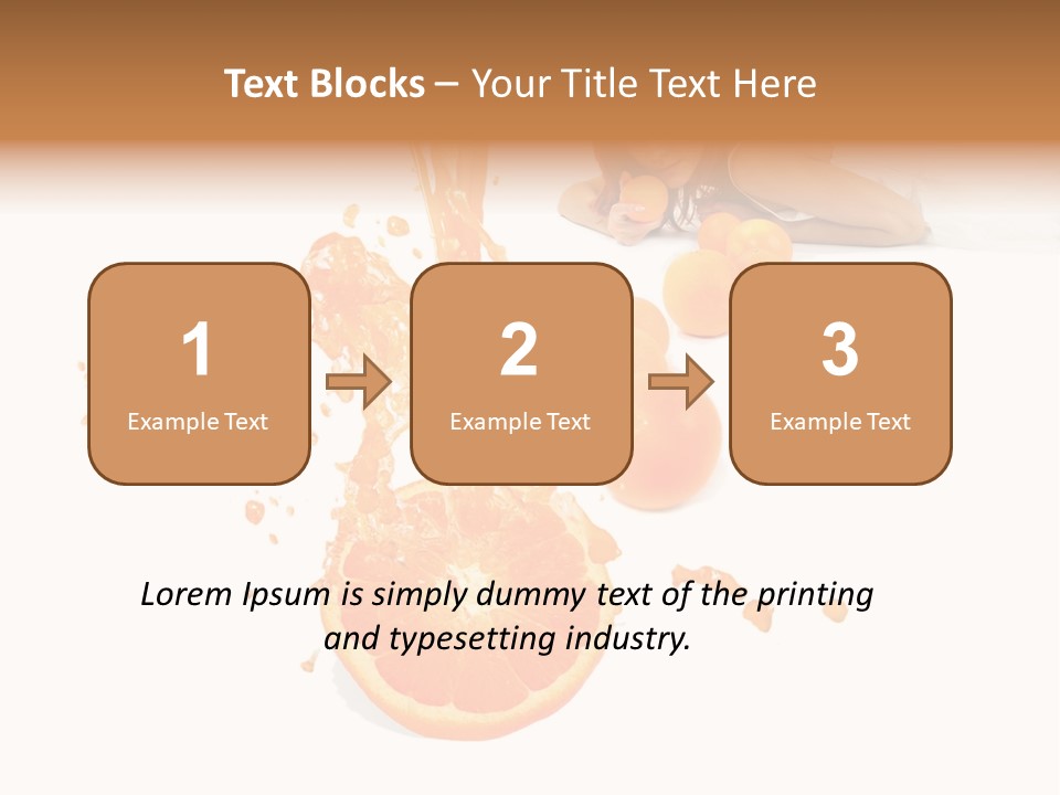 Freshness Summer Lifestyles PowerPoint Template