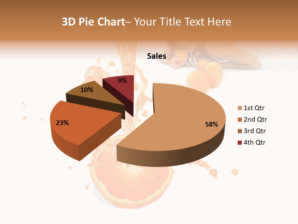 Freshness Summer Lifestyles PowerPoint Template