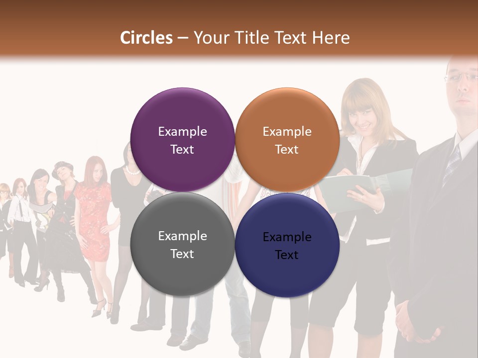 Group Background Fun PowerPoint Template