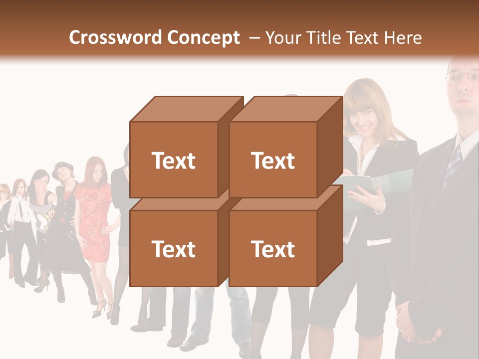 Group Background Fun PowerPoint Template