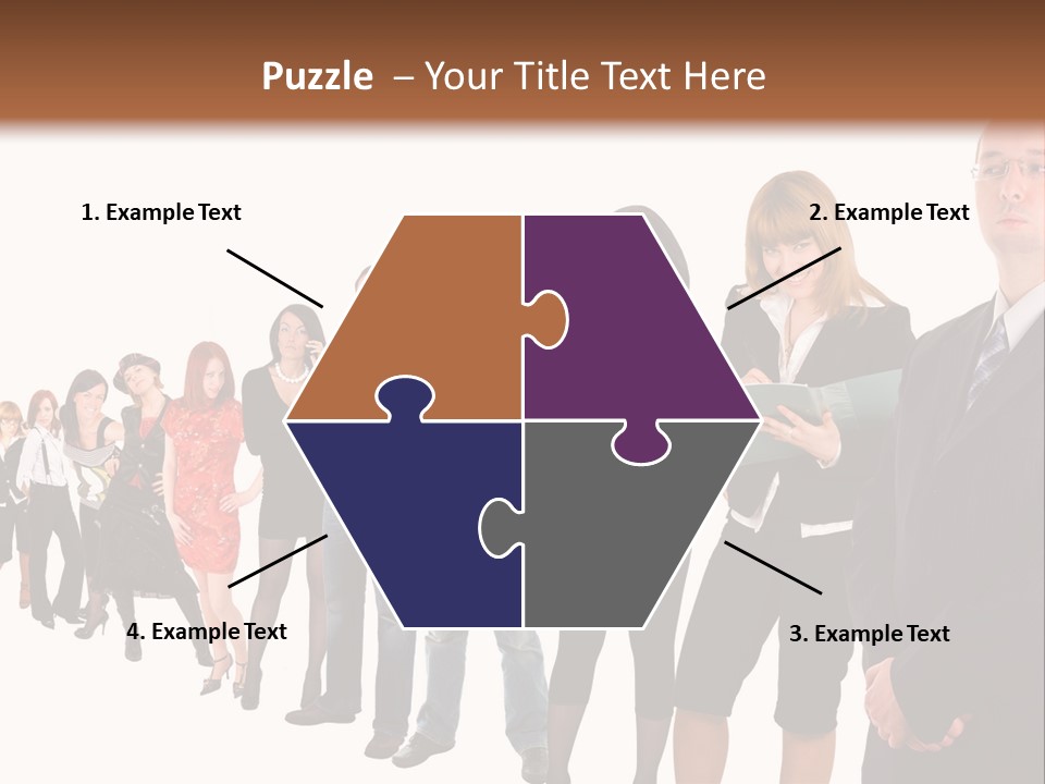 Group Background Fun PowerPoint Template