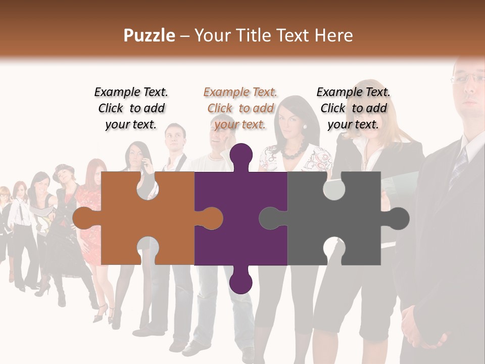 Group Background Fun PowerPoint Template