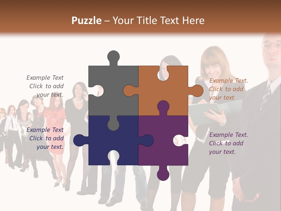 Group Background Fun PowerPoint Template