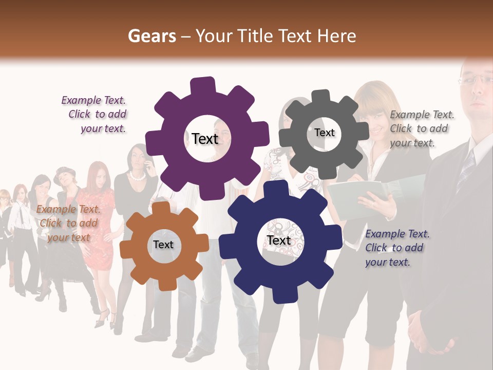 Group Background Fun PowerPoint Template