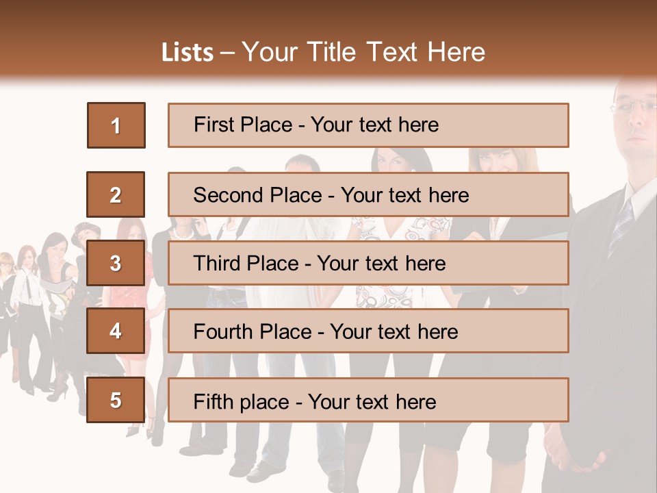 Group Background Fun PowerPoint Template