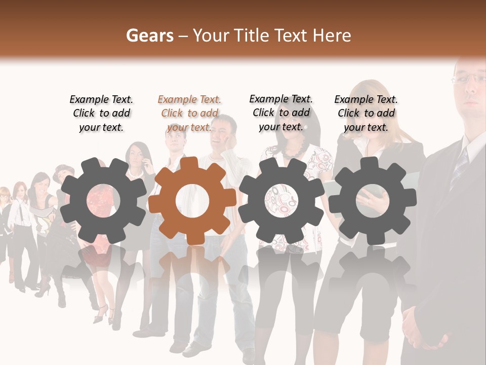 Group Background Fun PowerPoint Template