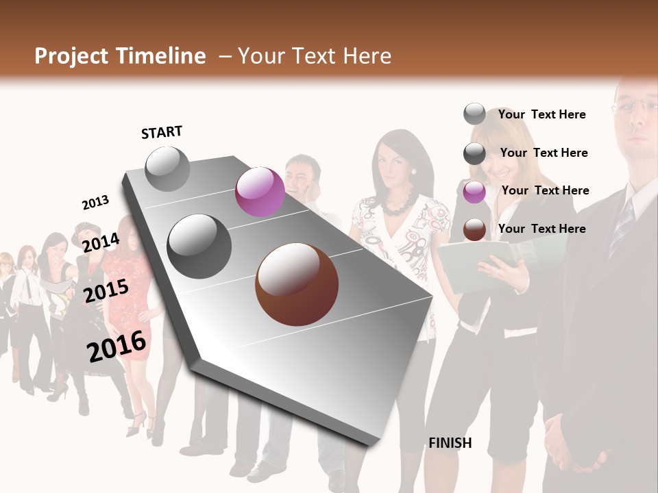 Group Background Fun PowerPoint Template