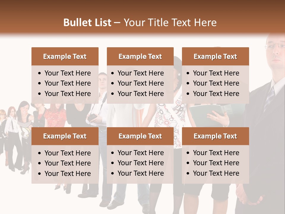 Group Background Fun PowerPoint Template