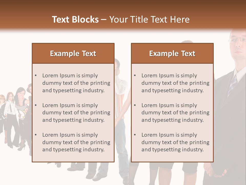 Group Background Fun PowerPoint Template