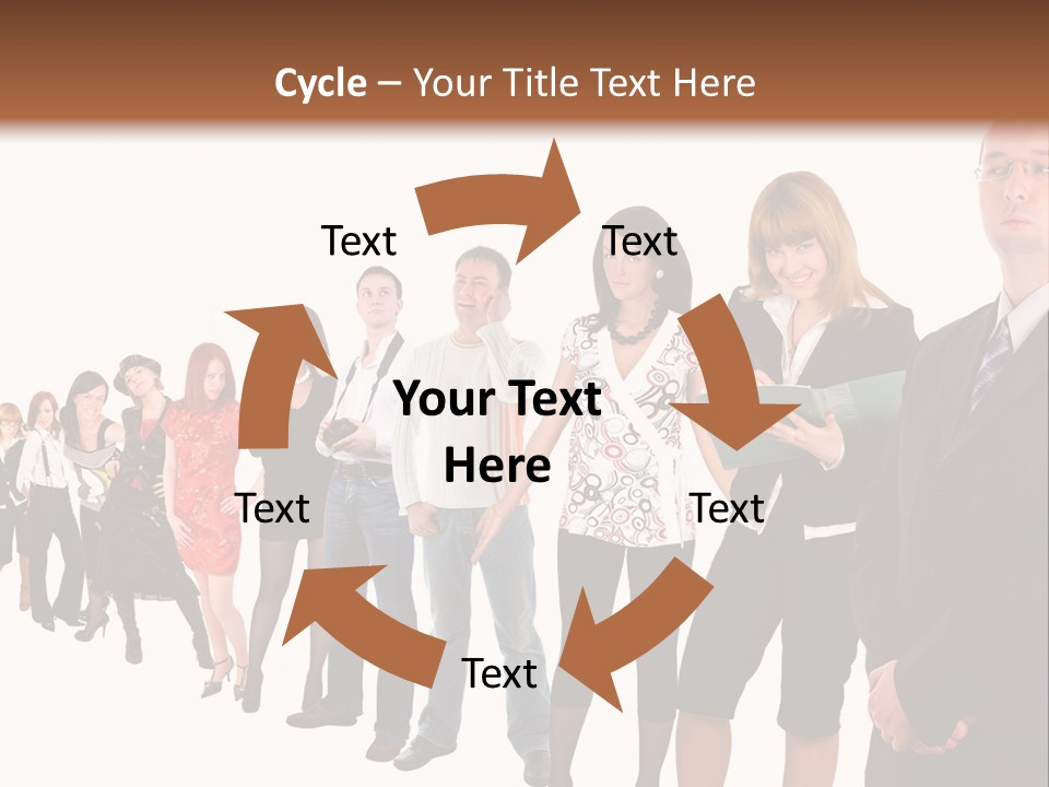 Group Background Fun PowerPoint Template