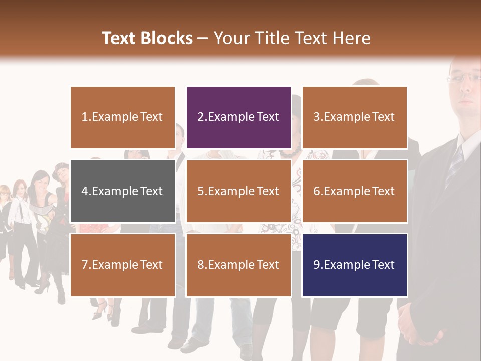 Group Background Fun PowerPoint Template