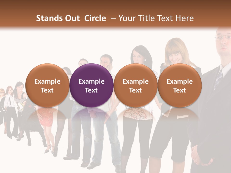 Group Background Fun PowerPoint Template