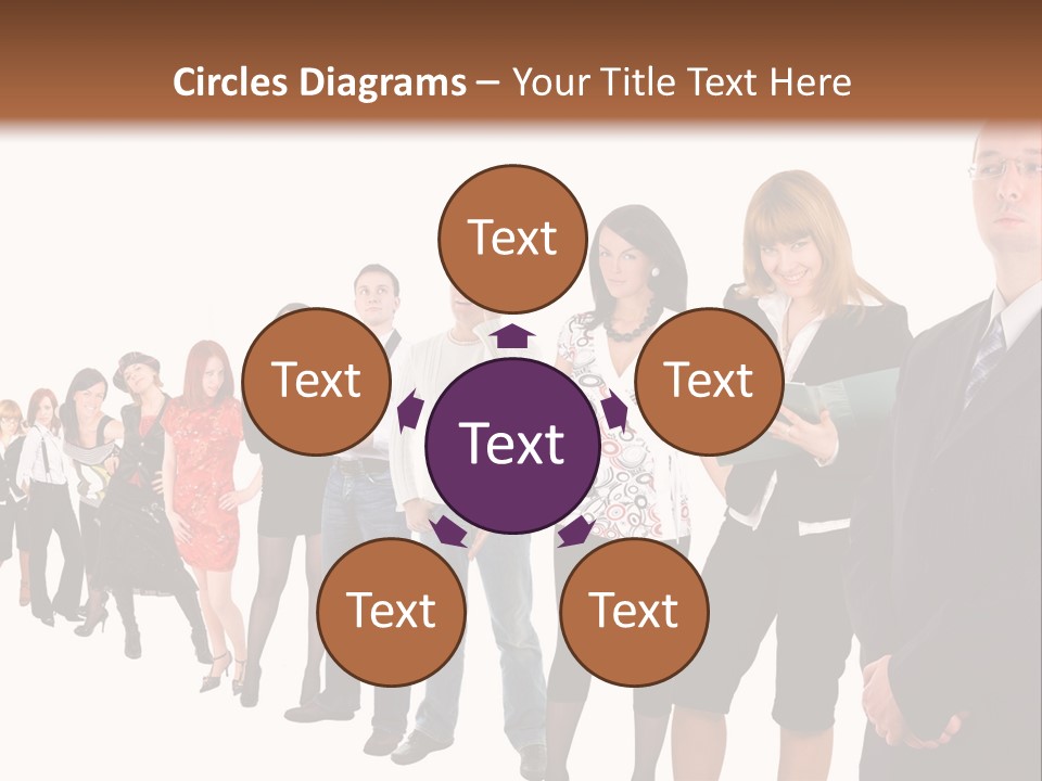 Group Background Fun PowerPoint Template