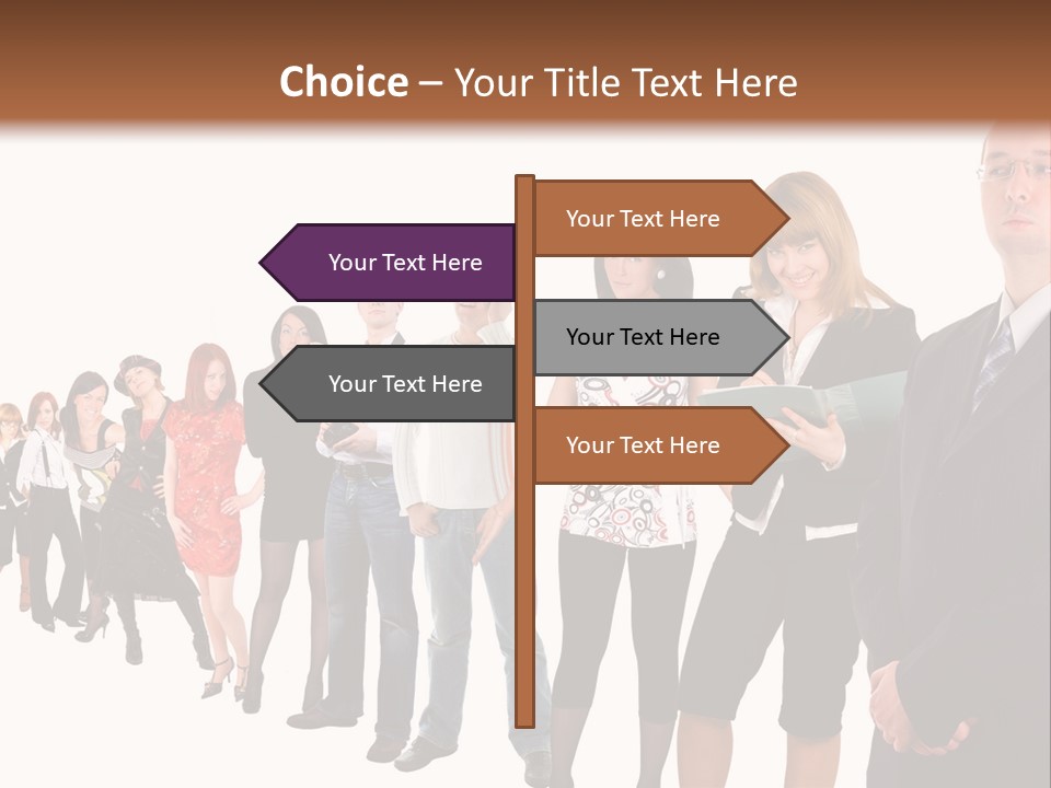 Group Background Fun PowerPoint Template