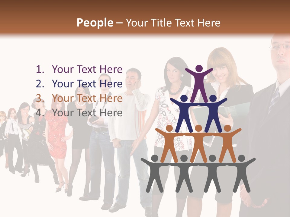 Group Background Fun PowerPoint Template
