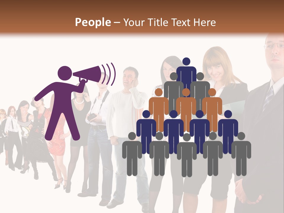 Group Background Fun PowerPoint Template