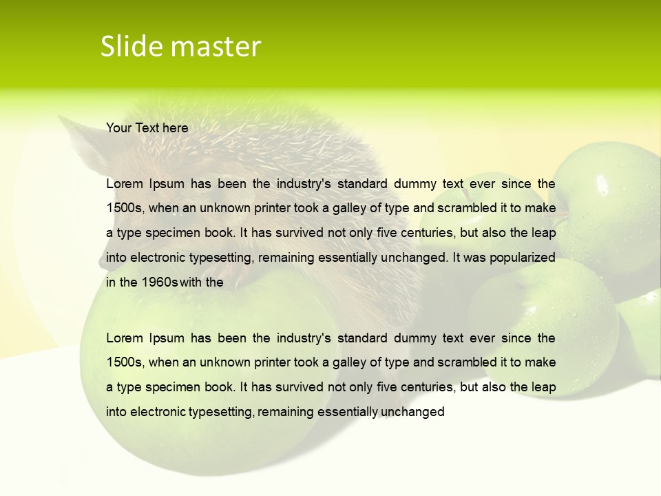 Mammal Needle Stinging PowerPoint Template