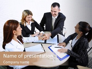 Meeting Group Board PowerPoint Template