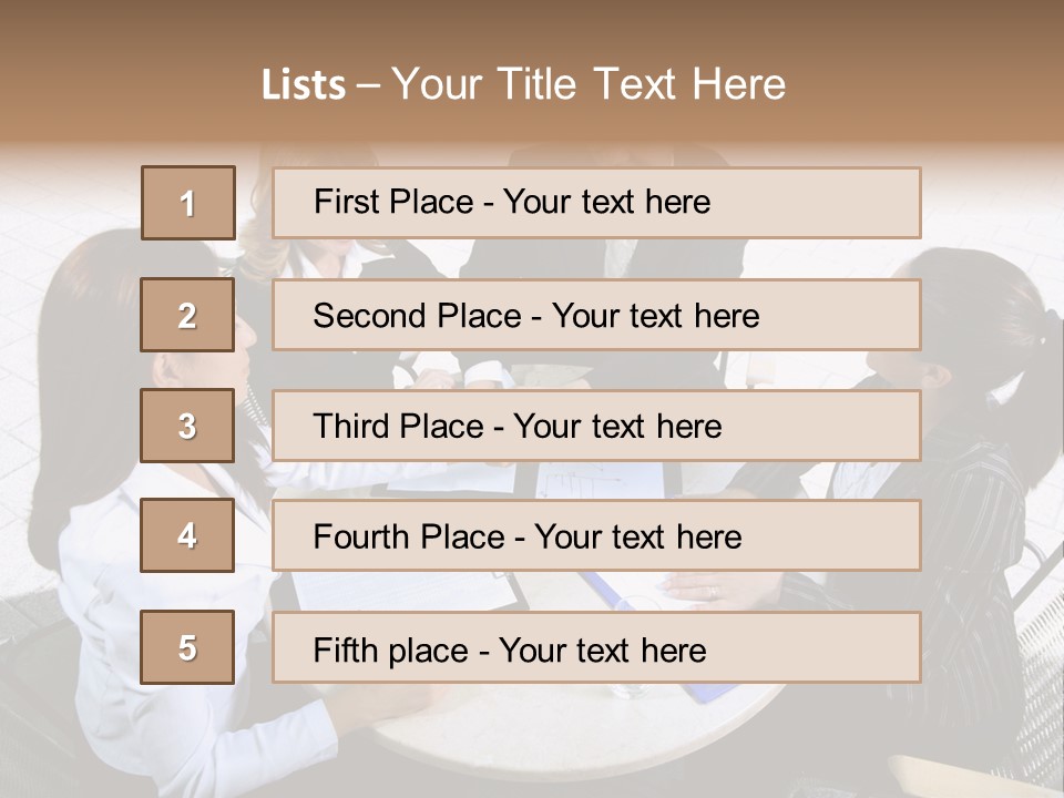 Meeting Group Board PowerPoint Template