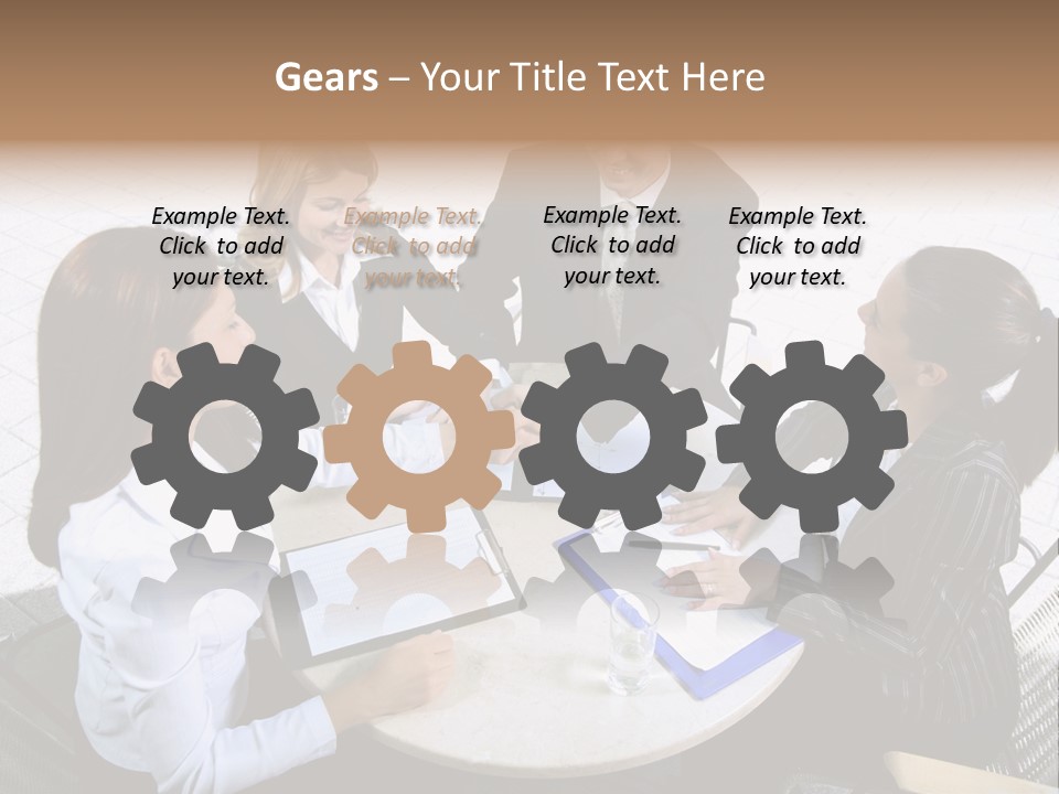 Meeting Group Board PowerPoint Template