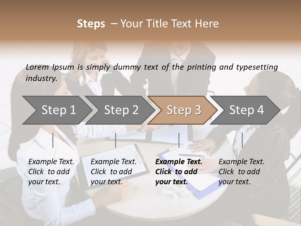 Meeting Group Board PowerPoint Template