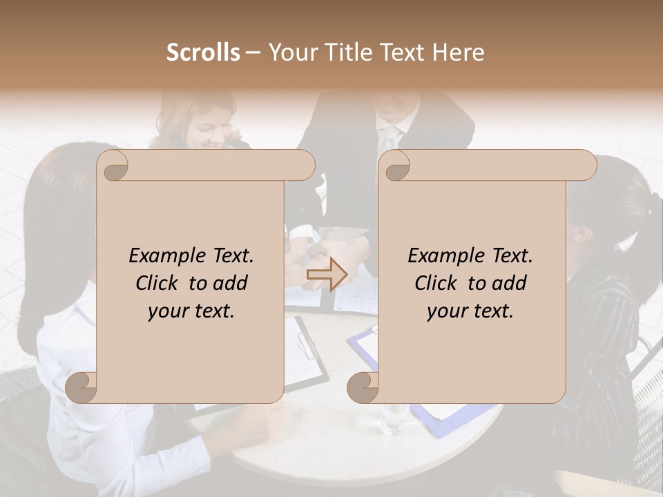 Meeting Group Board PowerPoint Template