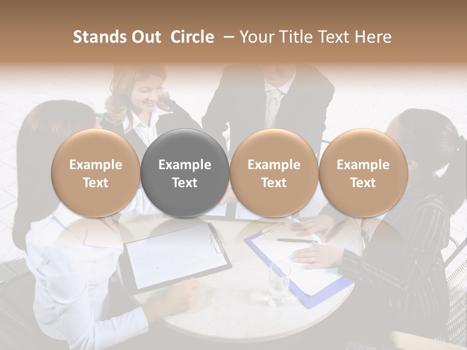 Meeting Group Board PowerPoint Template
