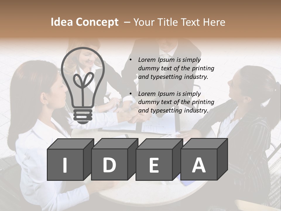 Meeting Group Board PowerPoint Template