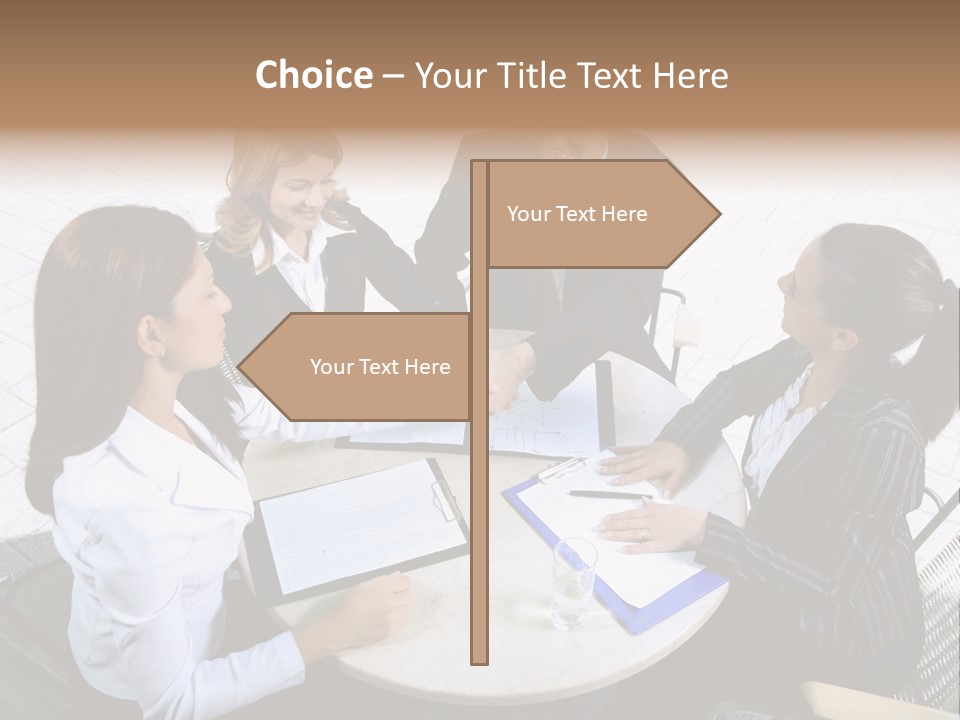 Meeting Group Board PowerPoint Template
