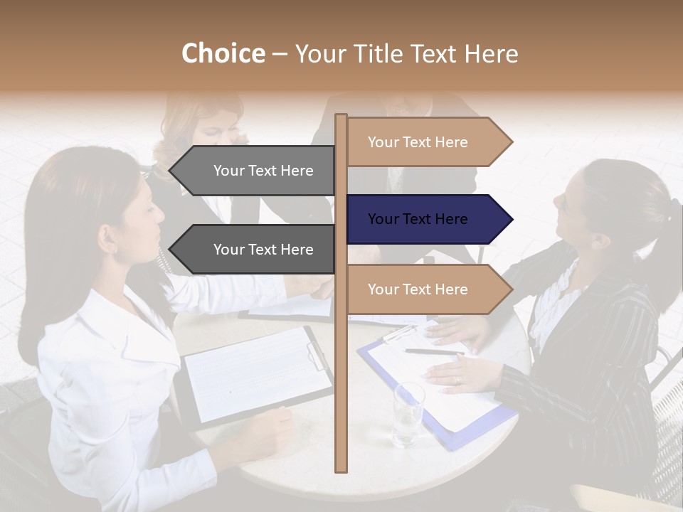 Meeting Group Board PowerPoint Template