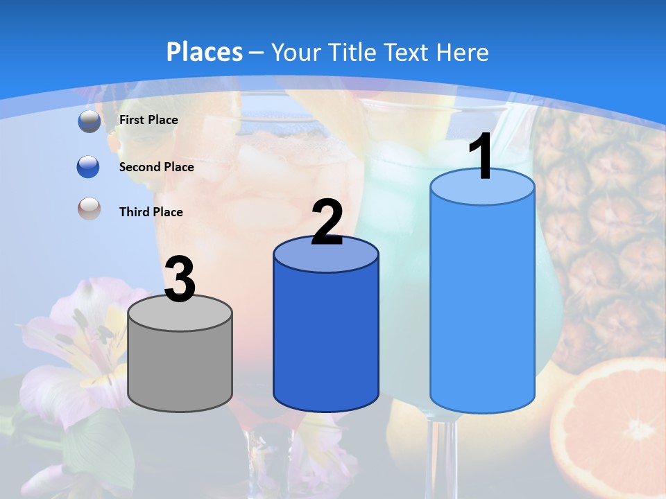 Rum Juice Cocktail PowerPoint Template