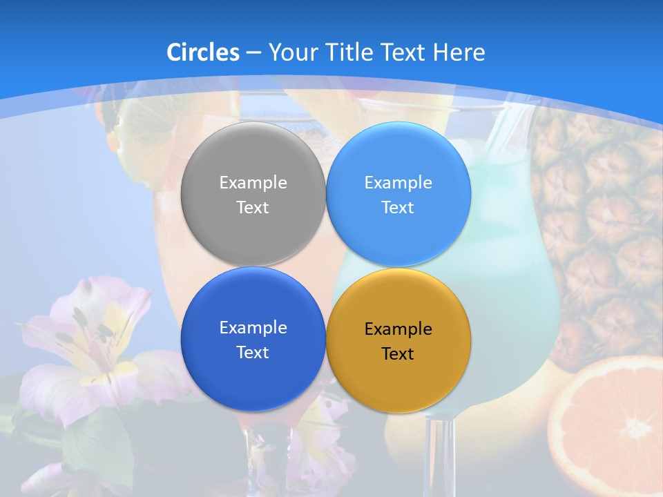 Rum Juice Cocktail PowerPoint Template