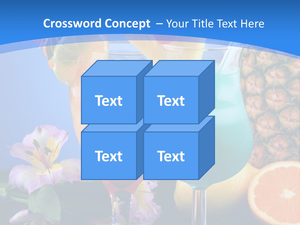 Rum Juice Cocktail PowerPoint Template
