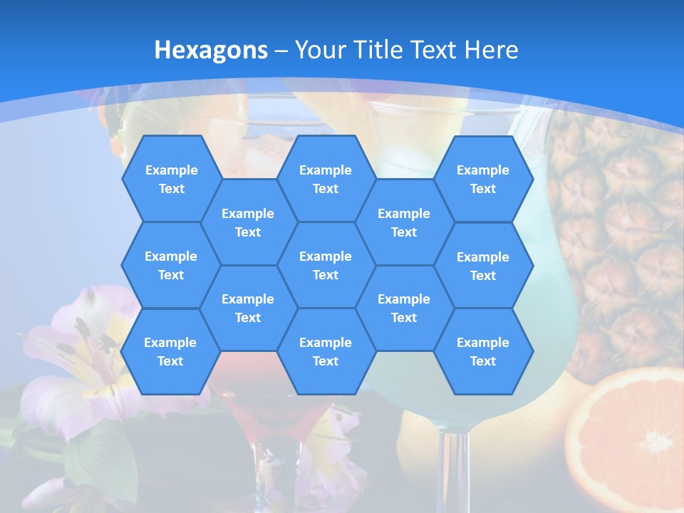 Rum Juice Cocktail PowerPoint Template