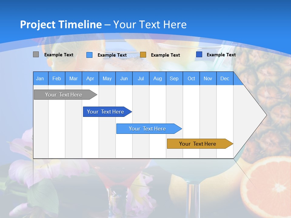 Rum Juice Cocktail PowerPoint Template