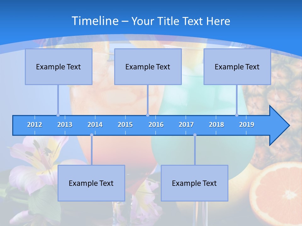 Rum Juice Cocktail PowerPoint Template