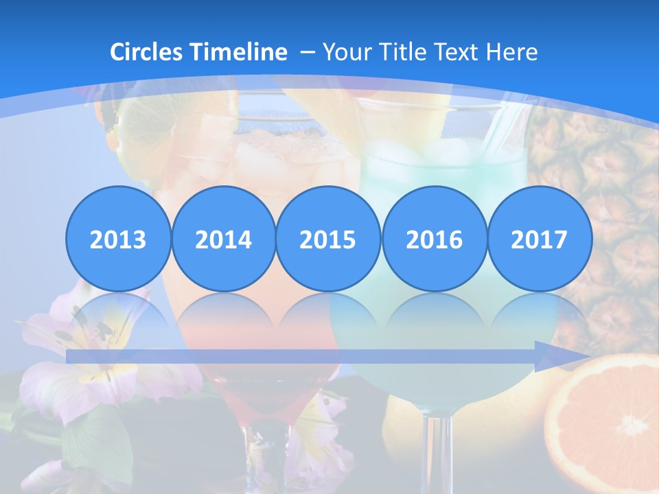 Rum Juice Cocktail PowerPoint Template